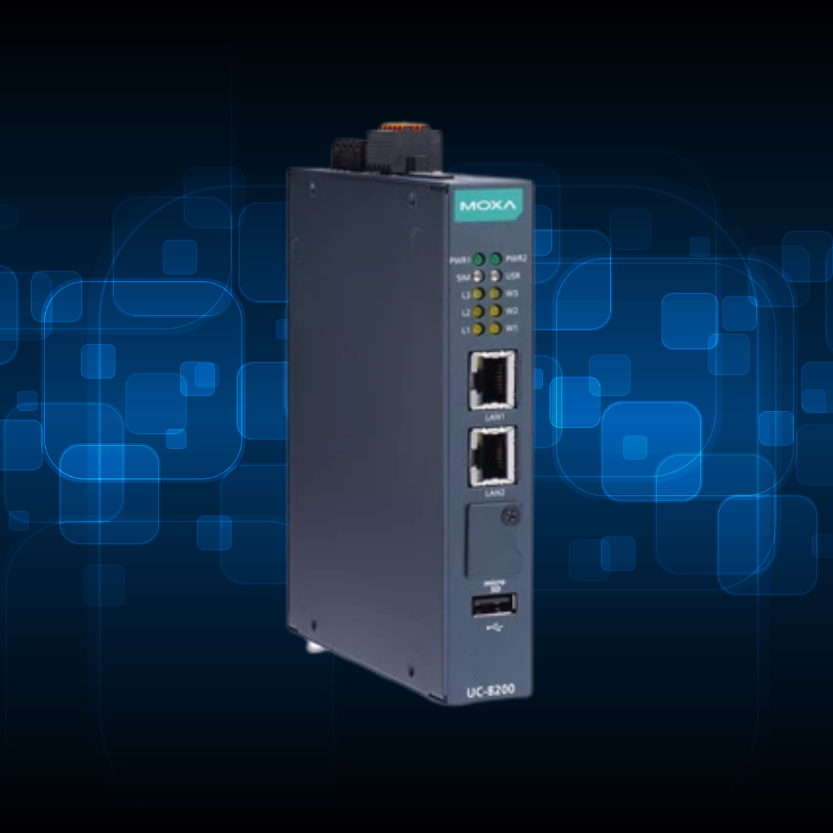 Moxa UC-8210-T-LX-S termékképe Moxa UC-8210-T-LX-S termékképe