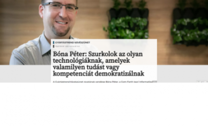 Szurkolok az olyan technológiáknak, amelyek valamilyen tudást vagy kompetenciát demokratizálnak
